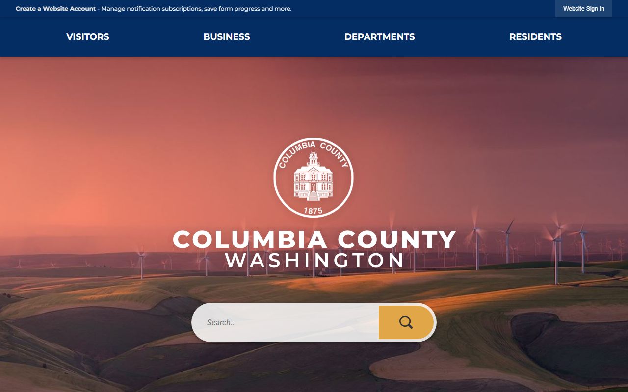 Columbia County 24 hour booking government portal